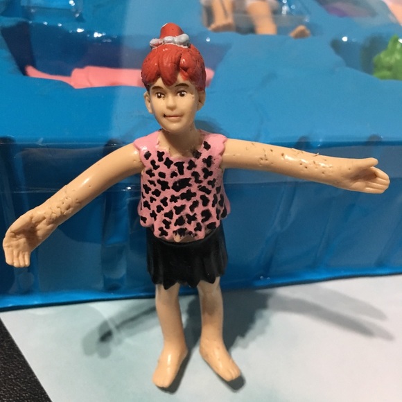 THE FLINTSTONES 1993 Bendable Figure 6 Pc Set - Picture 11 of 12